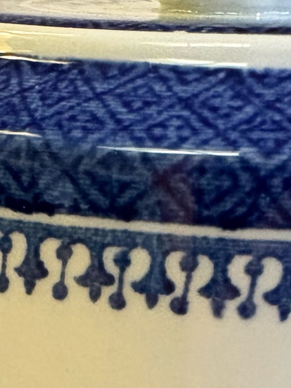 Spode ‘Fitzhugh Blue’ creamer and sugar with lid - Picture 14 of 15